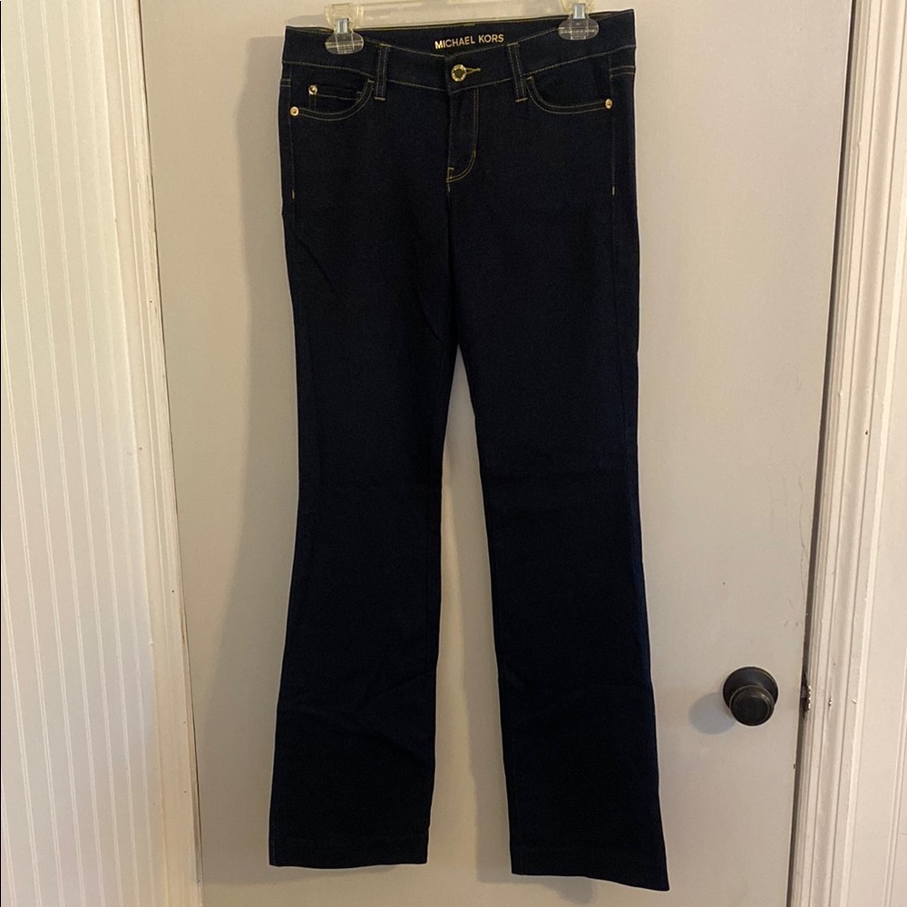 Michael Kors Blue Boot Cut Jeans Classic Style